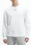 Calvin Klein Witte Crewneck Sweatshirt met Lange Mouwen en Print Logo White Heren - Thumbnail 11