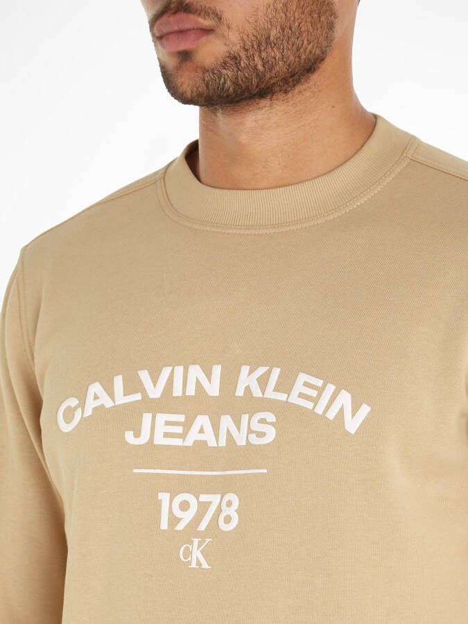 Calvin Klein Sweatshirt VARSITY CURVE CREW NECK