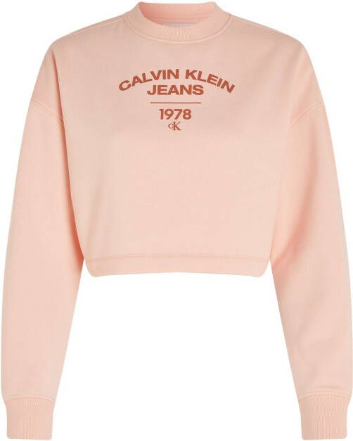 Calvin Klein Sweatshirt VARSITY LOGO CREWNECK