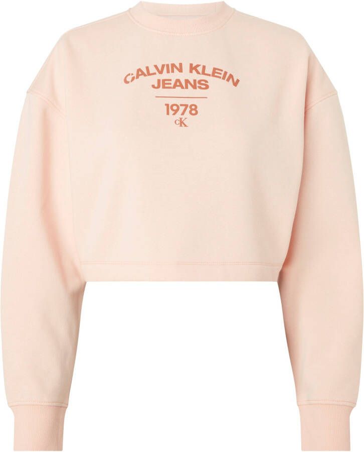 Calvin Klein Sweatshirt VARSITY LOGO CREWNECK