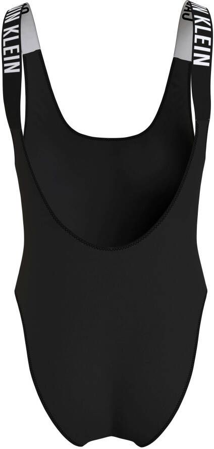 Calvin Klein Swimwear Badpak Classic met zeer hoge beenlijn