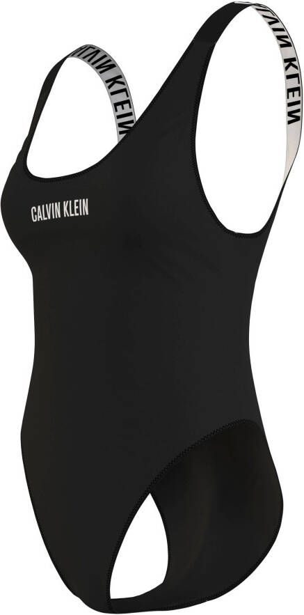 Calvin Klein Swimwear Badpak Classic met zeer hoge beenlijn