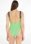 Calvin Klein Verfijnde zwemkleding met opvallende logo-elastiek Green Dames - Thumbnail 4