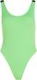 Calvin Klein Verfijnde zwemkleding met opvallende logo-elastiek Green Dames - Thumbnail 6