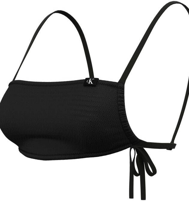 Calvin Klein Swimwear Bandeau-bikinitop Bralette in een effen look