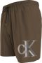 Calvin Klein Heren Zwemkleding Lente Zomer Collectie Brown Heren - Thumbnail 5