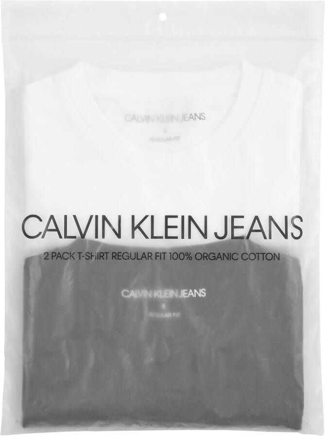 Calvin Klein T-shirt 2-PACK MONOGRAM TOP (set 2-delig)