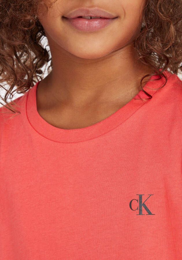 Calvin Klein T-shirt 2-PACK SLIM MONOGRAM TOP voor kinderen tot 16 jaar (set 2-delig)