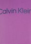 Calvin Klein Jeans Paarse Katoenen T-shirt met Logo Print Purple Heren - Thumbnail 4