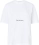 Calvin Klein Jeans T-shirt met labelstitching - Thumbnail 7