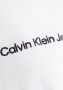 Calvin Klein Jeans T-shirt met labelstitching - Thumbnail 8