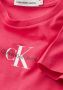 Calvin Klein T-shirt met biologisch katoen roze Rood Logo 164 - Thumbnail 5