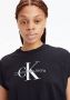 Calvin Klein Jeans T-shirt met vaste mouwomslag model 'ARCHIVAL MONOLOGO' - Thumbnail 11