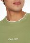 Calvin Klein Heren T-shirt met korte mouwen en ronde hals Green Heren - Thumbnail 6