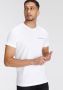 CALVIN KLEIN Heren Polo's & T-shirts Chest Institutional Wit - Thumbnail 3