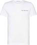 CALVIN KLEIN Heren Polo's & T-shirts Chest Institutional Wit - Thumbnail 6