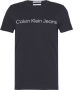 CALVIN KLEIN Heren Polo's & T-shirts Institutional L Blauw - Thumbnail 7