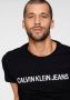 Calvin Klein Men Short Sleeve T-shirt Black Zwart Heren - Thumbnail 4