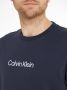 Calvin Klein regular fit T-shirt van biologisch katoen night sky - Thumbnail 3