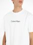 Calvin Klein regular fit T-shirt van biologisch katoen bright white - Thumbnail 3