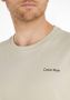 Calvin Klein Biologisch katoenen T-shirts en Polos Beige Heren - Thumbnail 7