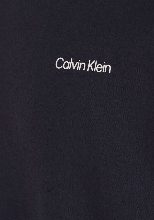 Calvin Klein T-shirt MICRO LOGO INTERLOCK T-SHIRT met -logo op de borst