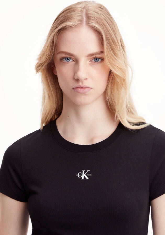 Calvin Klein T-shirt MICRO MONOLOGO SLIM FIT TEE