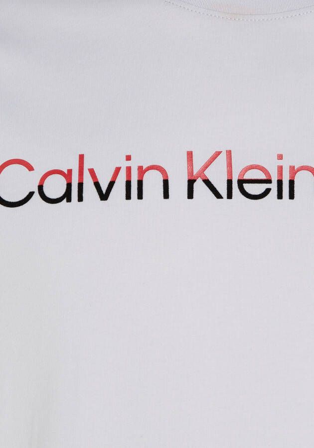 Calvin Klein T-shirt MIXED INSTITUTIONA met logo-opschrift