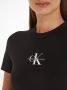 Calvin Klein Jeans Zwart T-shirt voor dames korte mouw herfst winter Black Dames - Thumbnail 11