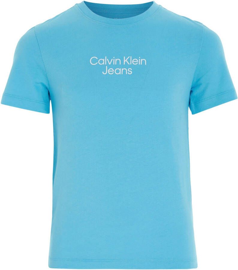 Calvin Klein T-shirt 2-PACK STACK LOGO TOP (set 2-delig)