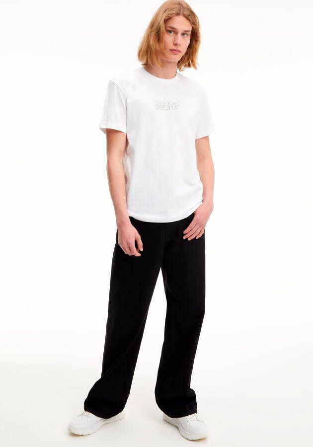 Calvin Klein T-shirt SMALL DISRUPTED LACQUER LOGO TEE