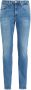 Calvin Klein Slim Taper Jeans Gewassen Effect Blue Heren - Thumbnail 4