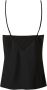 Calvin Klein Zwart mouwloos topje met zijsplit Black Dames - Thumbnail 6