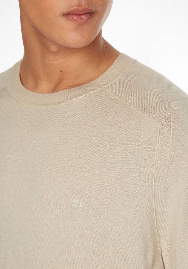 Calvin Klein Trui met ronde hals MODERN MODAL CREW NECK SWEATER