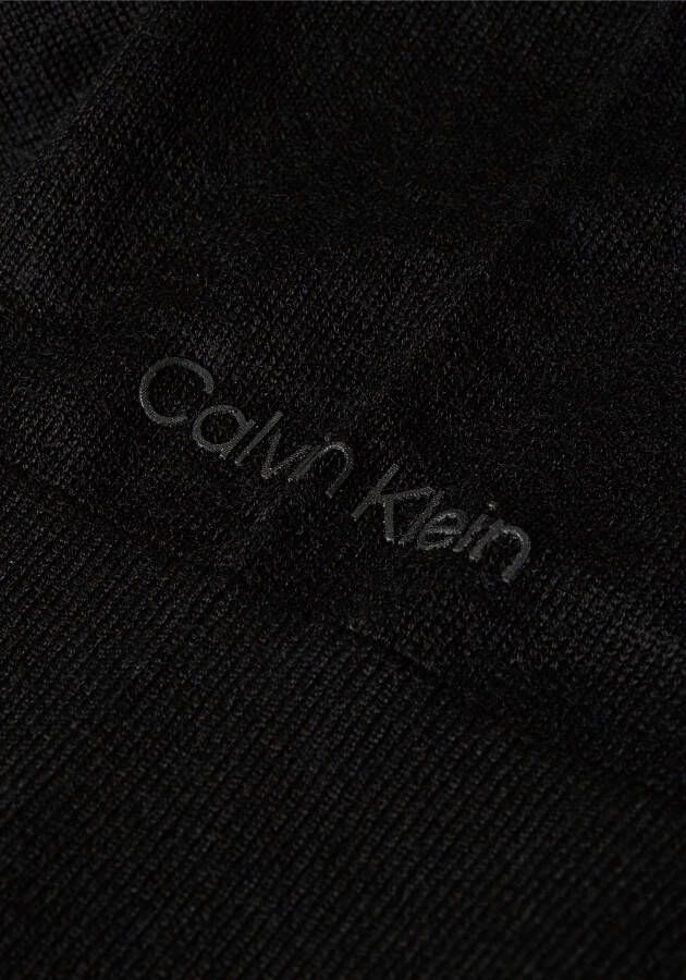 Calvin Klein Trui met staande kraag ESSENTIAL MERINO HS MOCK SWEATER met korte mouwen
