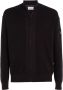 Calvin Klein Zwarte trui met rits en logo op mouw Black Heren - Thumbnail 5