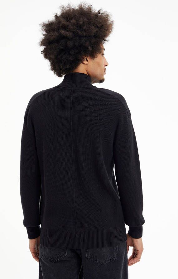 Calvin Klein Vest MONOLOGO ZIP-THROUGH SWEATER