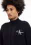 Calvin Klein Elegante Katoenen Trui met Contrastdetails Black Heren - Thumbnail 4