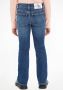 Calvin Klein flared jeans essential dark blue Blauw Meisjes Stretchdenim 164 - Thumbnail 4