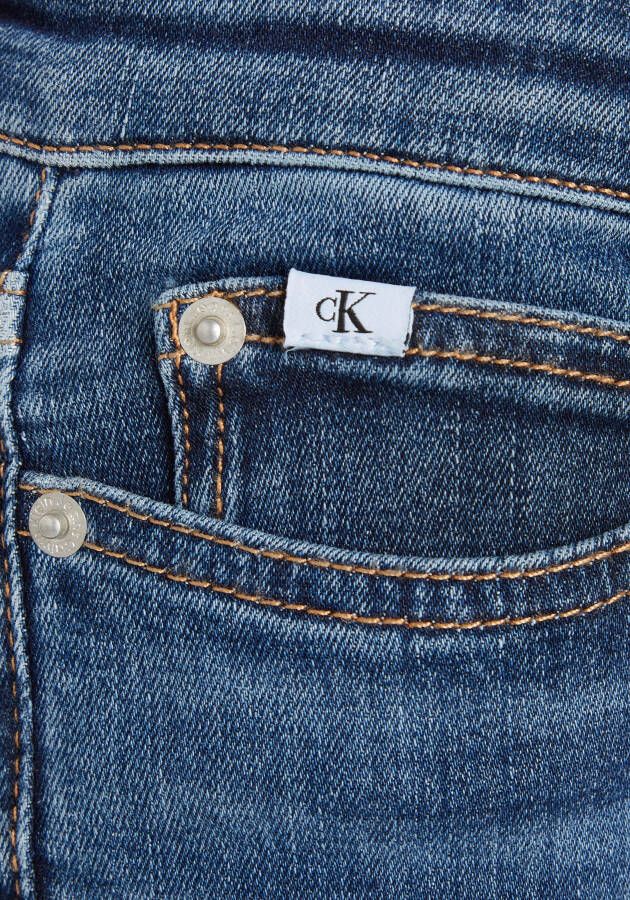 Calvin Klein Wijd uitlopende jeans MR FLARE ESS DARK BLUE
