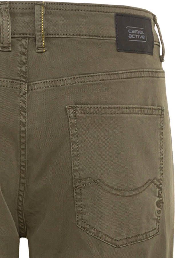 camel active 5-pocketsjeans met badge