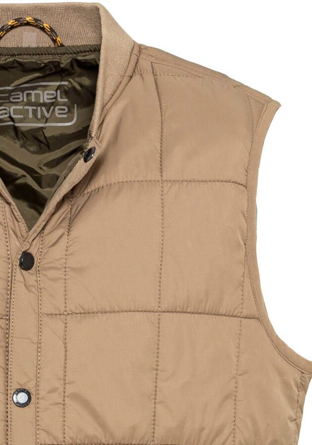 camel active Bodywarmer met opstaande kraag