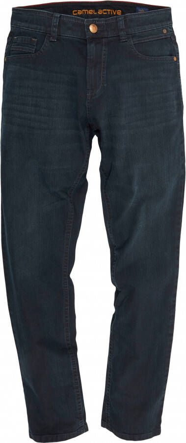 Camel active Straight Leg Jeans 5-Pocket Houston Blue Heren