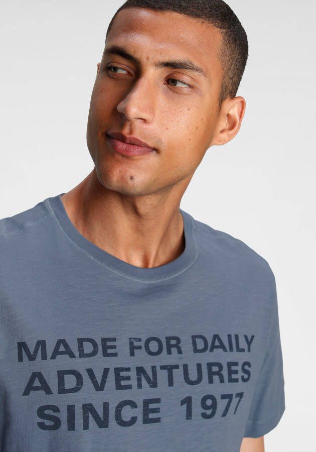 camel active T-shirt met logoprint