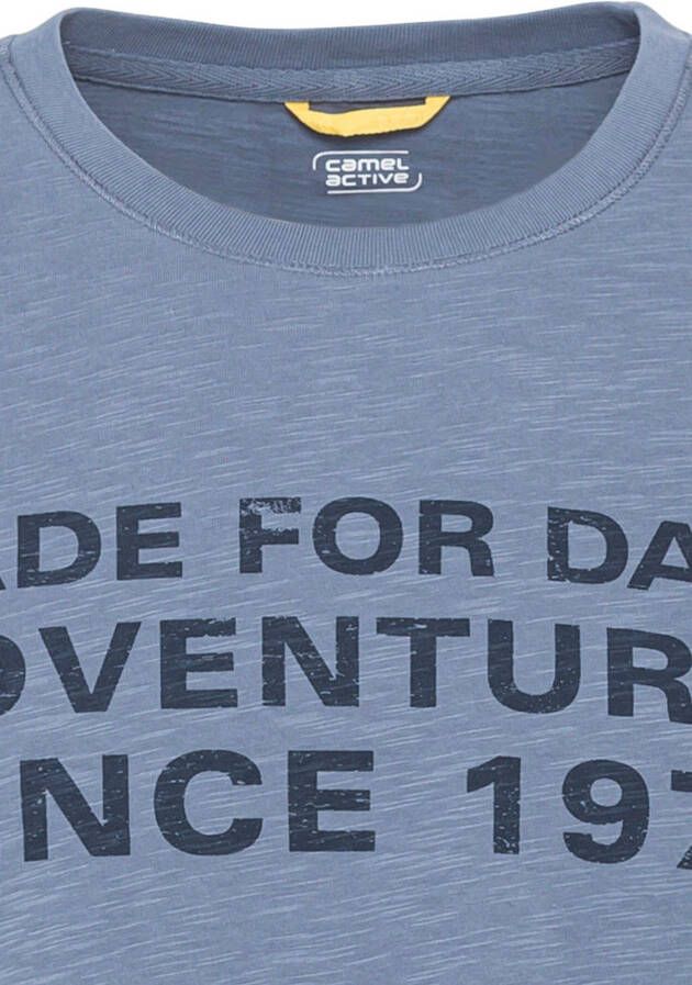 camel active T-shirt met logoprint