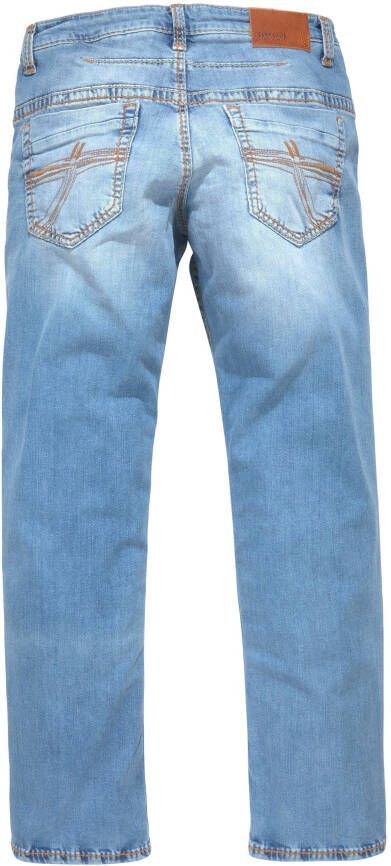CAMP DAVID Loose fit jeans CO:NO met opvallende naden en stretch