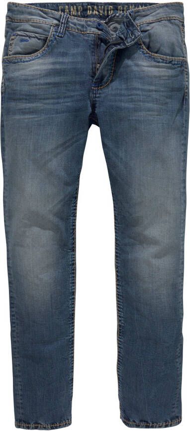 CAMP DAVID Straight jeans NI:CO:R611 met opvallende stiknaden