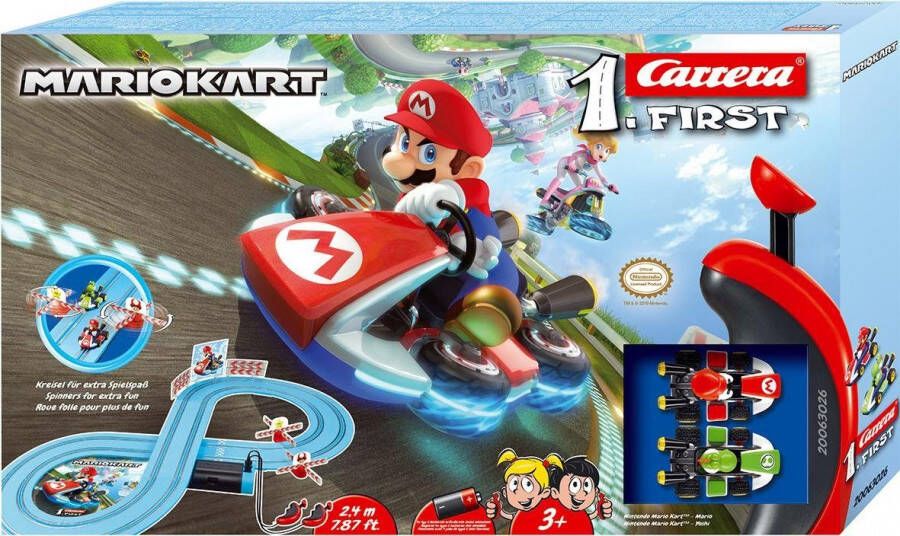 Carrera First Super Mario Kart Racebaan Blauw | Racebaan van