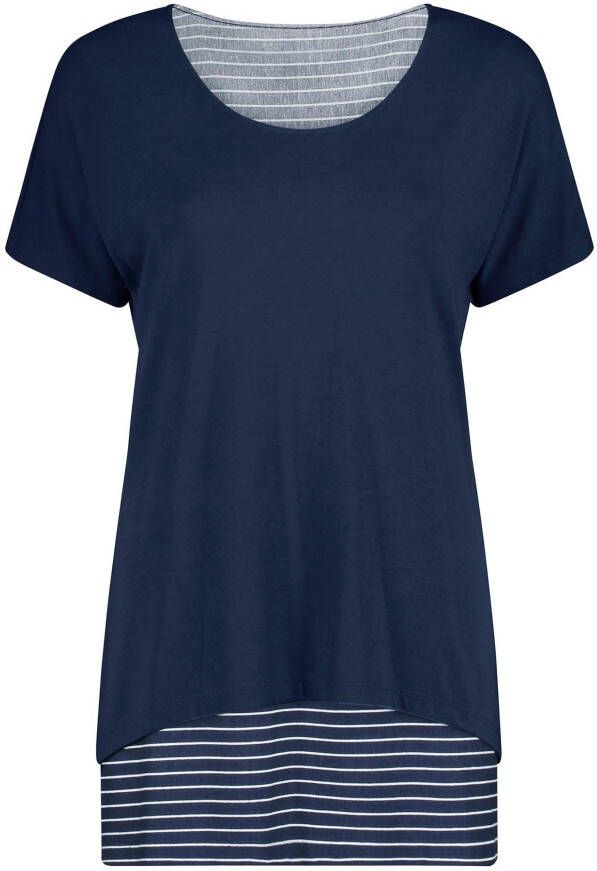 Casual Looks 2-in-1-shirt + top (1-delig)