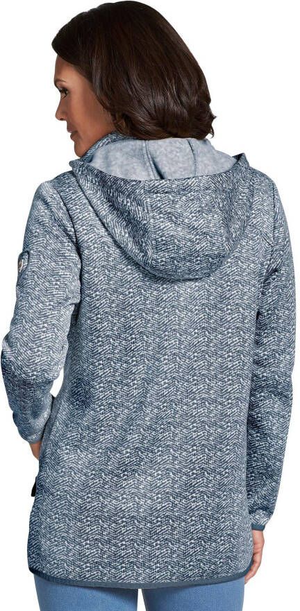 Casual Looks Fleecejack met capuchon